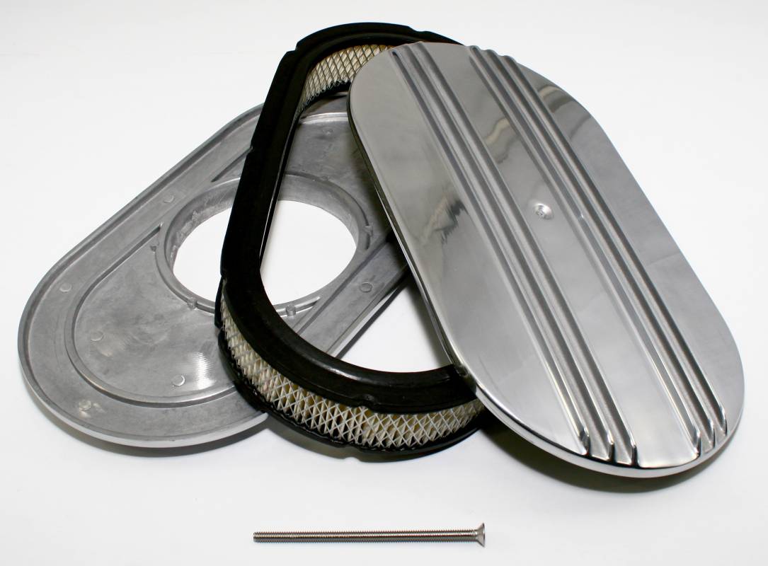 Oval Retro Air Cleaner Kit 15 inch