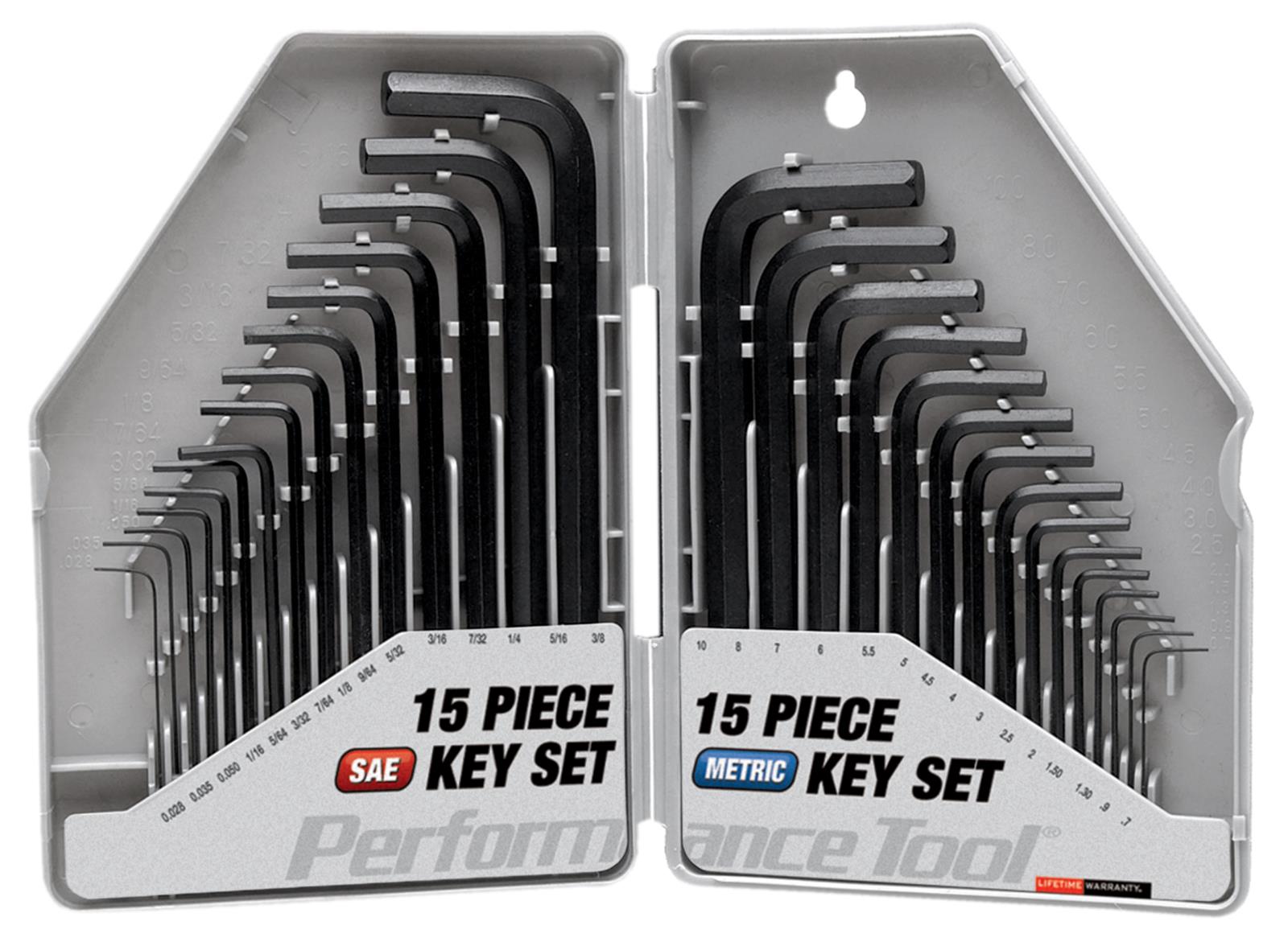 Performance Tool Hex Key Wrenches W80288